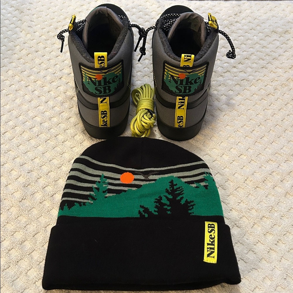 Nike SB Blazer Mid PRM Acclimate & Matching Beanie